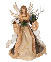 Kurt Adler 16" Rustic Glam Angel Tree Top