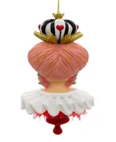 Kurt Adler 6.25" Hollywood Hats Queen of Hearts Ornament