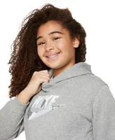 Nike Big Kids Sportswear Club Fleece Graphic Hoodie, Extended
