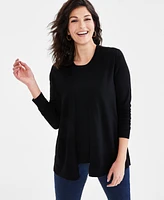 Style & Co Women's Open Front Cardigan Sweater, Created for Macy's