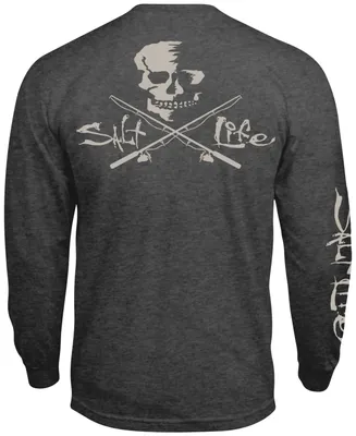 Salt Life Men's Skull & Poles Long-Sleeve T-Shirt