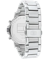 Tommy Hilfiger Men's Multifunction Silver-Tone Stainless Steel Watch 43mm