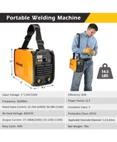 Costway Mma Welder 110/220V Arc Welding Machine Multifunctional Igbt W/ Electrode Holder