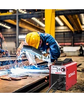 Costway Mma Welder Igbt Welding Portable Machine w/ Electrode Holder&Earth Clamp&Adapter