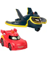 BatWheels Fisher-Price Dc Light-up Toy Cars, Redbird and Batwing, 2-Piece Preschool Toys Set - Multi