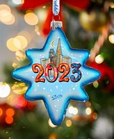 Designocracy 2023 Dated Star Holiday Mercury Glass Ornaments G. DeBrekht