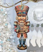 Designocracy Nutcracker Prince Christmas Wooden Ornaments Holiday Decor G. DeBrekht