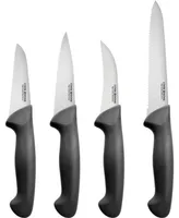 Cook N Home Paring Knife Set 4-Piece, High Carbon Stainless Steel Kitchen Knives, Includes