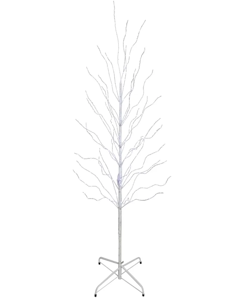 Northlight 5' Light Emitting Diode (Led) Lighted Birch Christmas Twig Tree Cool Lights