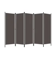 vidaXL 5-Panel Room Divider Anthracite 98.4"x70.9"