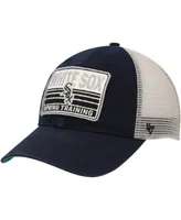 Men's '47 Brand Black, Tan Chicago White Sox Four Stroke Clean Up Trucker Snapback Hat