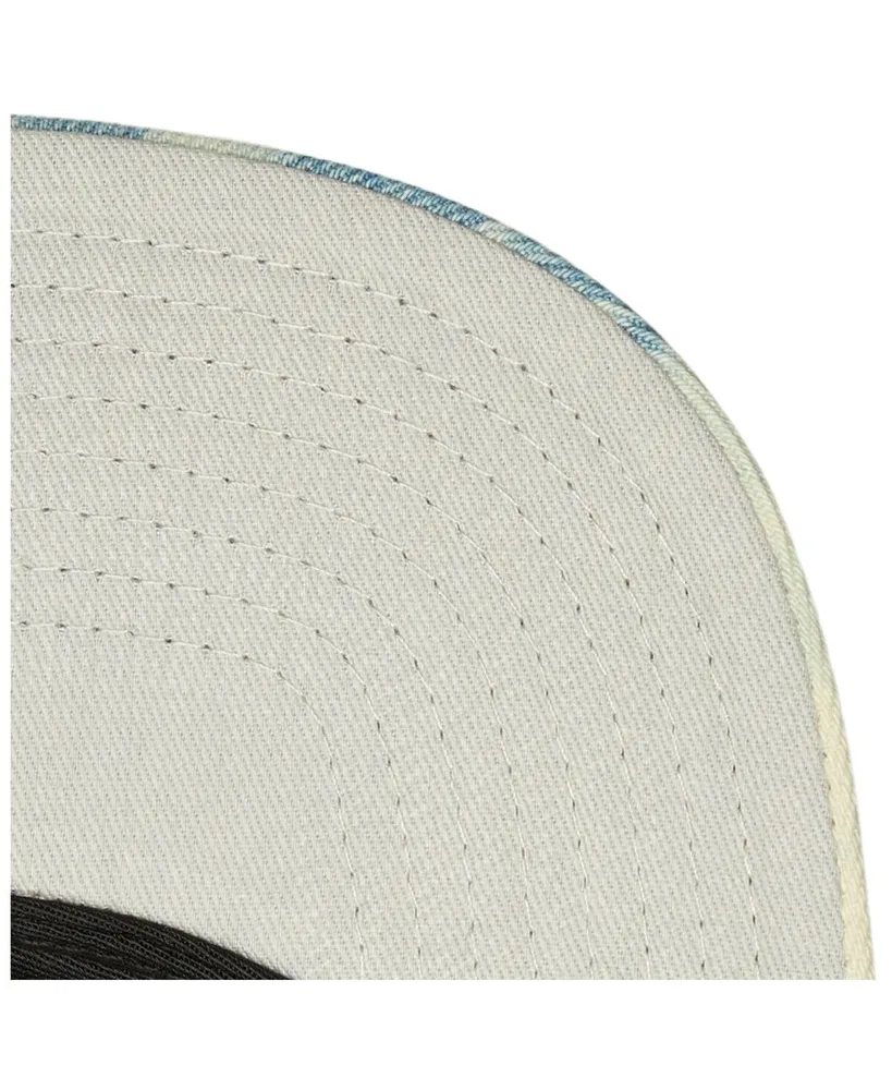 Men's Mitchell & Ness Denim Brooklyn Nets Acid Wash Snapback Hat
