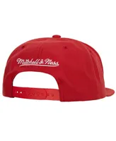 Men's Mitchell & Ness Red Chicago Bulls Champ Stack Snapback Hat