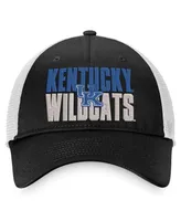 Men's Majestic Black Kentucky Wildcats Stockpile Trucker Adjustable Hat