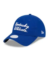 Women's New Era Royal Kentucky Wildcats Script 9TWENTY Adjustable Hat