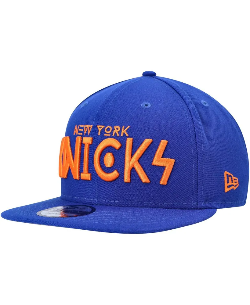 Men's New Era Blue New York Knicks Rocker 9FIFTY Snapback Hat