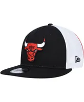 Men's New Era Black Chicago Bulls Pop Panels 9FIFTY Snapback Hat