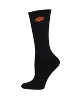 Women's ZooZatz Black, White Oklahoma State Cowboys 2-Pack Quarter-Length Socks