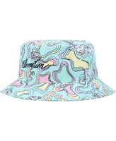 Men's Flomotion Light Blue Topo Bucket Hat