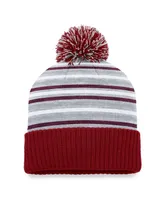 Men's Top of the World Maroon Mississippi State Bulldogs Dash Cuffed Knit Hat with Pom