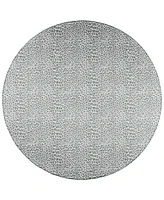 Addison Safari Outdoor Washable ASF32 8' x Round Area Rug