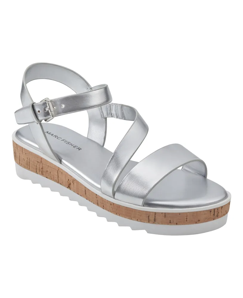 Marc Fisher Women's Grandie Treaded Flatform Wedge Sandals