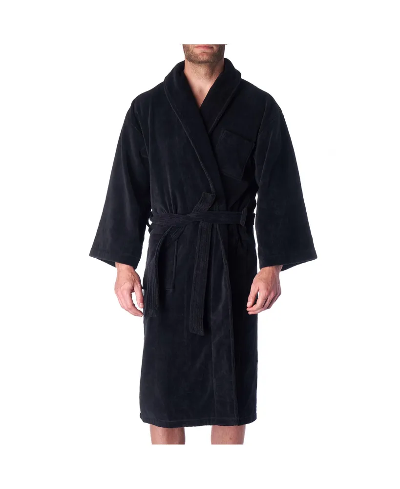 Alpine Swiss Pure Cotton Men Terry Cloth Bathrobe Super Absorbent Hotel Spa Robe