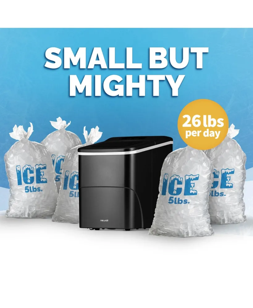 Newair 26 Lbs. Countertop Ice Maker, Portable And Lightweight