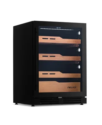Newair 1,500 Count Electric Cigar Humidor, Built-in Humidification System with Opti-Temp Heating and Cooling Function, Built
