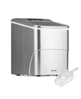 Newair 26 lbs. Countertop Bullet Ice Maker in Silver