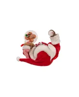 Kurt Adler 10.5" Fabriche Santa in Pajamas and Robe