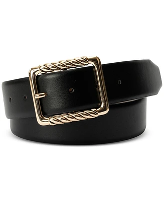 I.n.c. International Concepts Metal Wrapped Buckle Belt, Created for Macy's