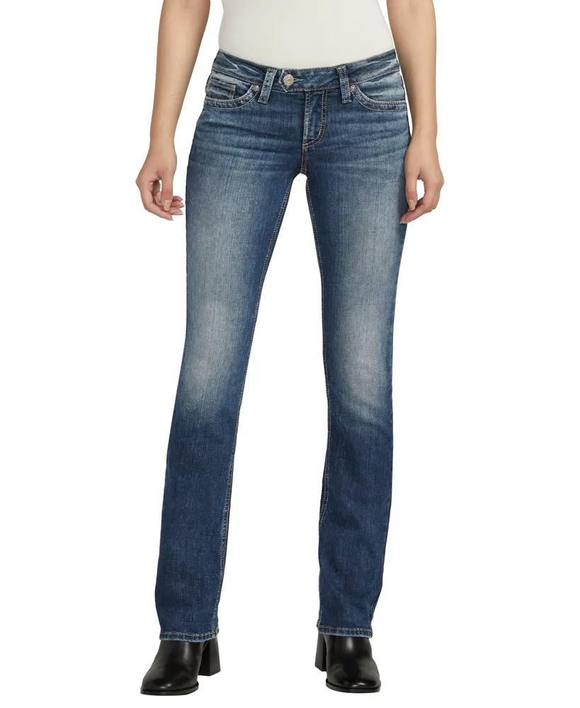 Silver Jeans Co. Women's Tuesday Low Rise Slim Bootcut Jeans