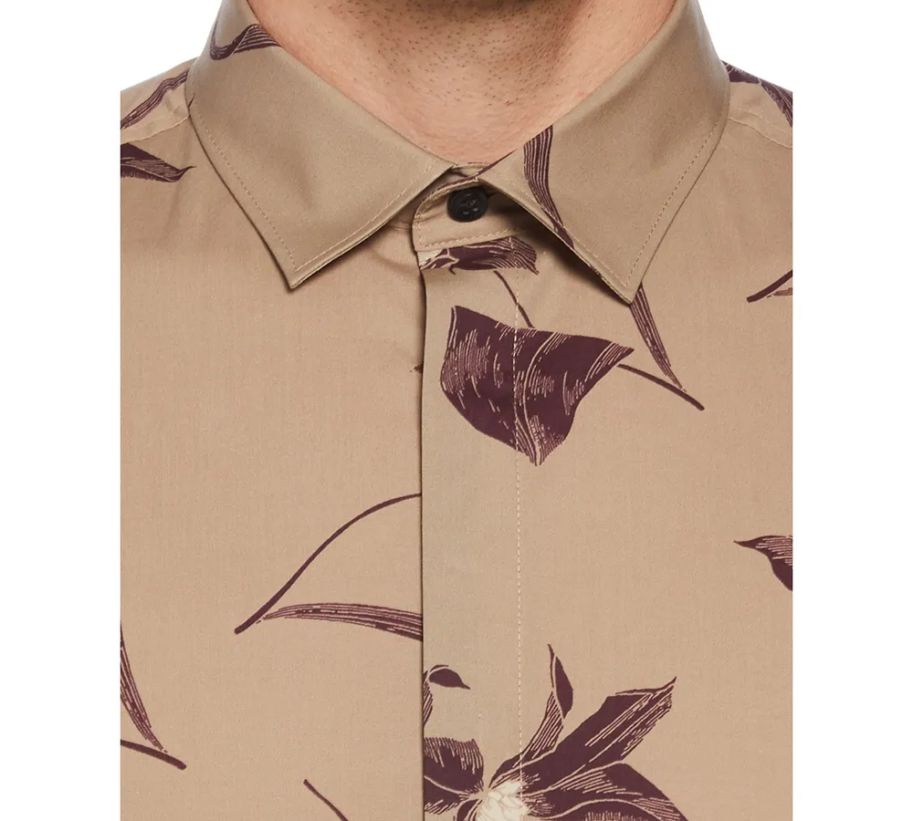 Perry Ellis Men's Floral-Print Shirt