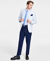 Nautica Men's Modern-Fit Stretch Solid Crush Weave Sport Coat