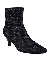 Impo Women's Naja Sequin Stretch Dress Booties 