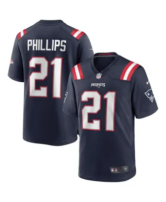 Men's Nike Adrian Phillips Navy New England Patriots Game Jersey