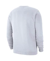Men's Nike White Michigan State Spartans Club Fleece Sweatshirt