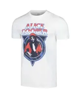 Men's White Alice Cooper Usa T-shirt