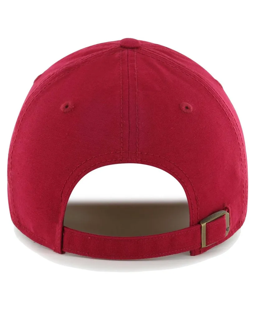 Men's '47 Brand Cardinal Arizona Cardinals Vernon Clean Up Adjustable Hat