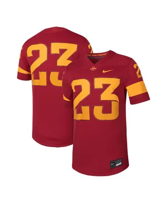 Men's Nike #00 Cardinal Iowa State Cyclones Untouchable Football Replica Jersey