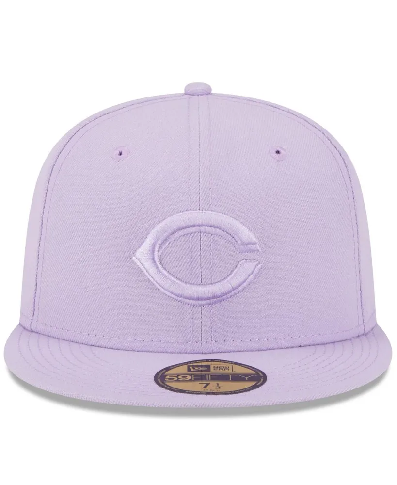 Men's New Era Lavender Cincinnati Reds 2023 Spring Color Basic 59FIFTY Fitted Hat