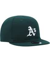 Infant Boys and Girls New Era Green Oakland Athletics My First 9FIFTY Adjustable Hat