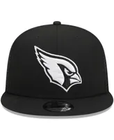 Men's New Era Black Arizona Cardinals Main Trucker 9FIFTY Snapback Hat