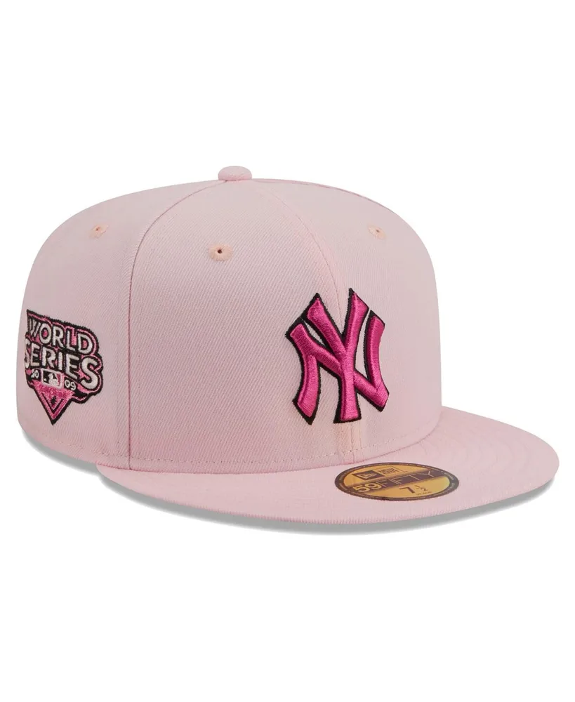 Men's New Era Pink York Yankees 2009 MLB World Series 59FIFTY Fitted Hat