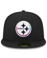 Men's New Era Black Pittsburgh Steelers 2023 Nfl Crucial Catch 59FIFTY Fitted Hat