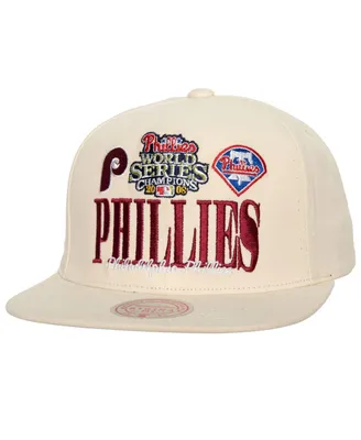 Atlanta Braves Mitchell & Ness Reframe Retro Snapback Hat - Cream