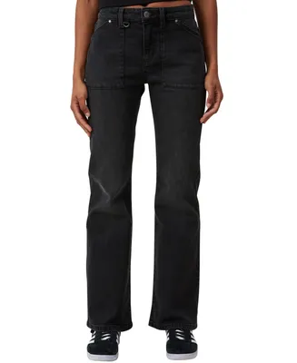 Cotton On Women's Stretch Bootleg Flare Jeans