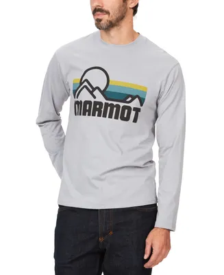 Marmot Men's Coastal Logo Graphic Long-Sleeve T-Shirt