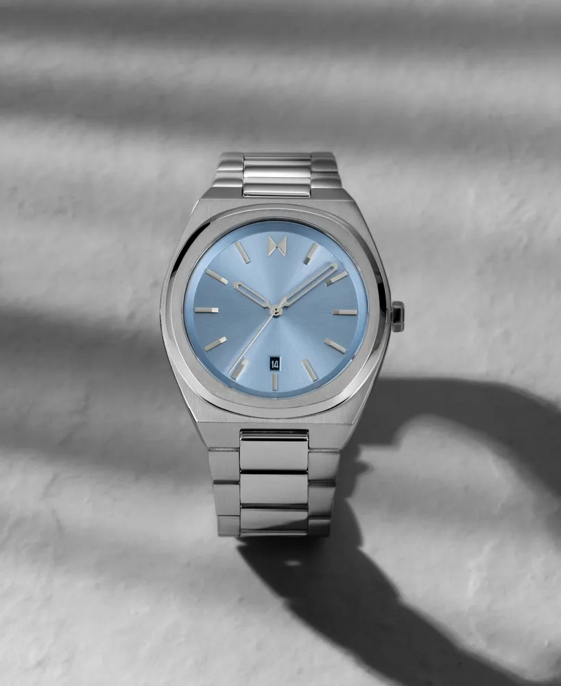 Mvmt Men's Odyssey Ii Silver-Tone Stainless Steel Bracelet Watch 42mm
